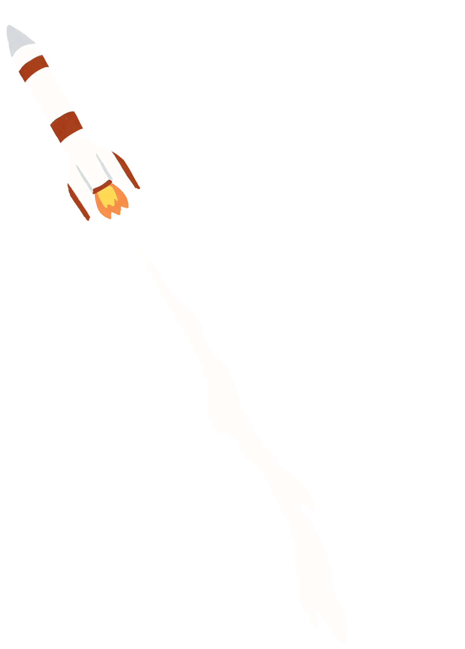 装飾用のロケット