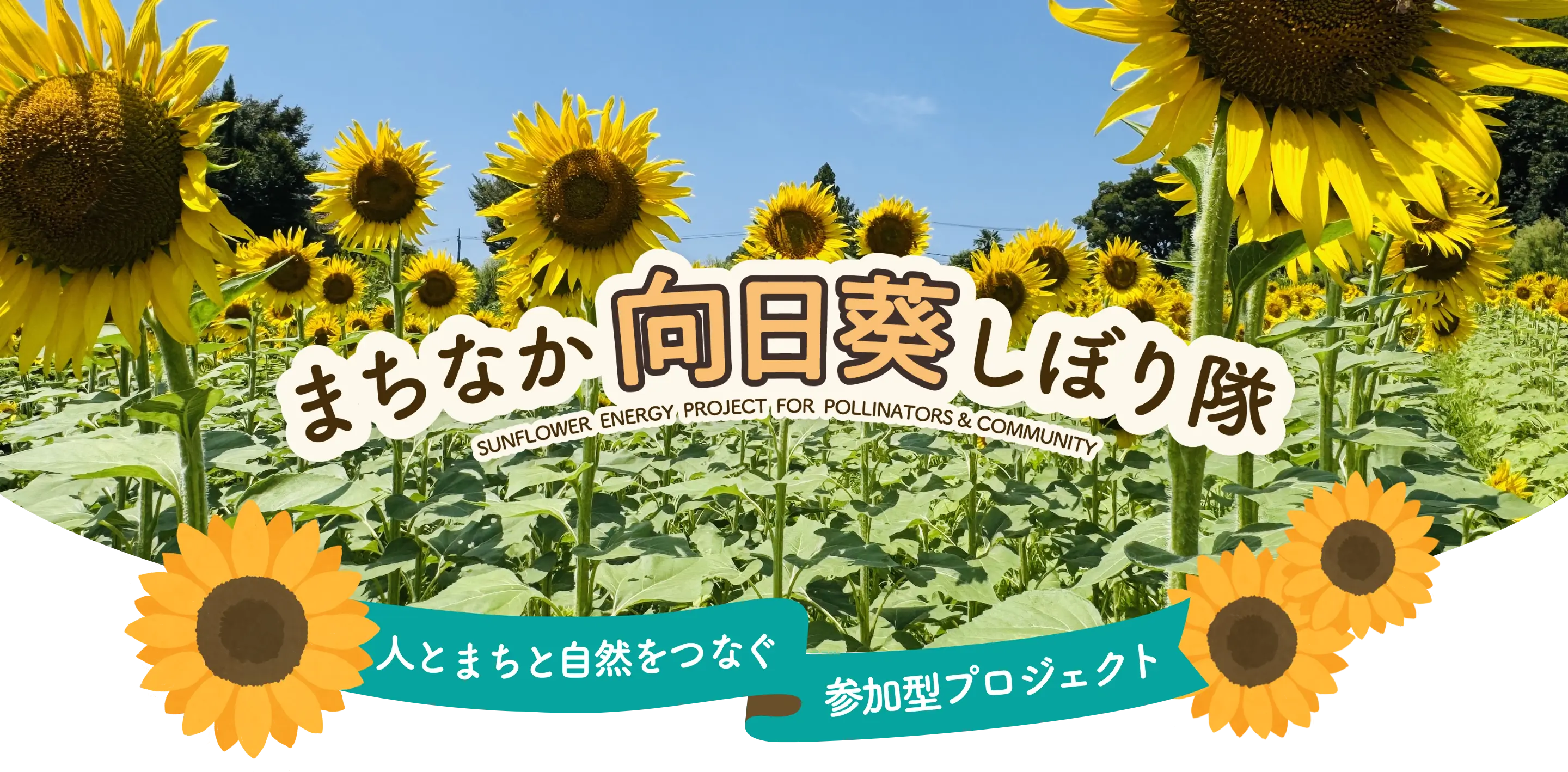 まちなか向日葵しぼり隊 人とまちと自然をつなぐ
